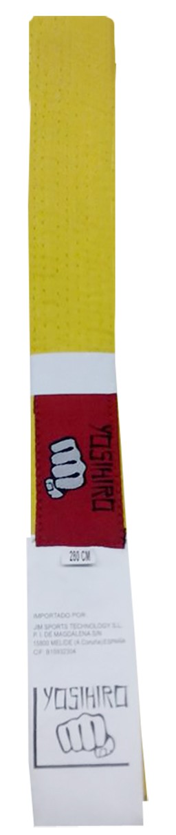 CINTURON KARATE/JUDO YOSIHIRO 100% ALGODON