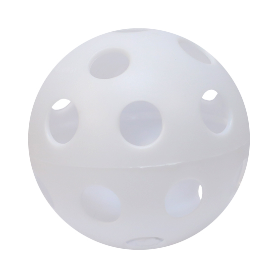 PELOTA HOCKEY/FLOORBALL CON AGUJEROS 100 MM