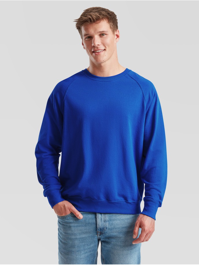 SUDADERA FRUIT OF THE LOOM LIGHTWEIGHT RAGLAN SWEAT