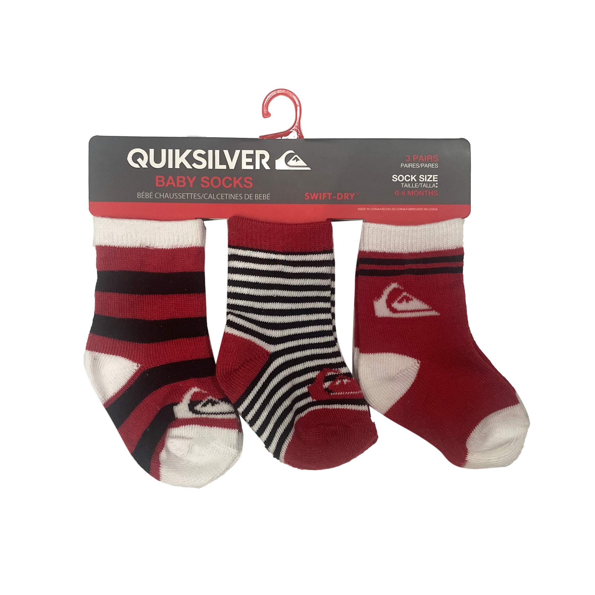 PACK 3 CALCETINES BEBÉ QUIKSILVER INSIDE BASIC 7B515Z