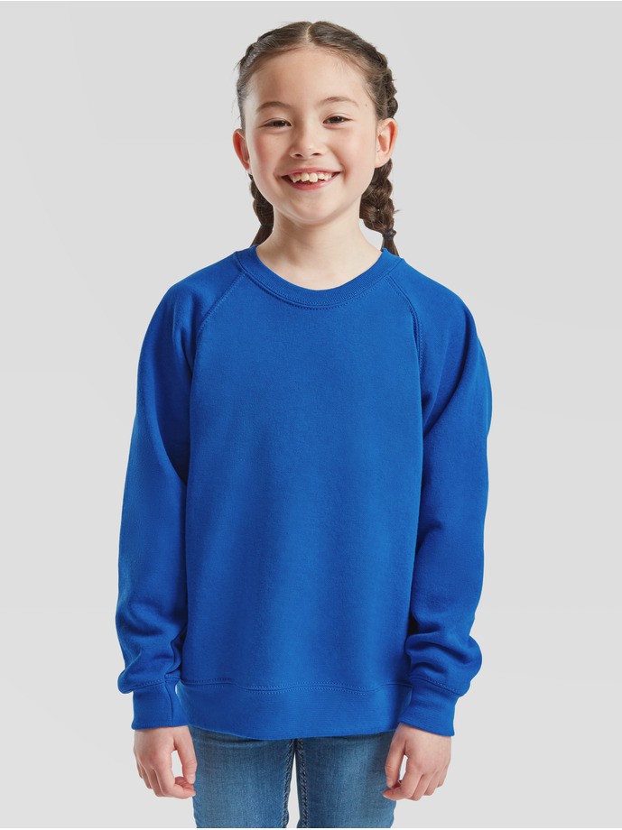 SUDADERA FRUIT OF THE LOOM  CLASSIC RAGLAN INFANTIL