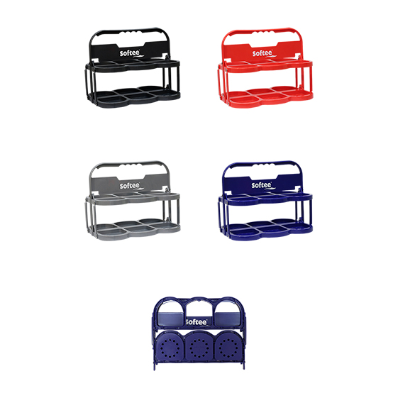 PORTABOTELLAS PLEGABLE DELUXE PARA 6 BOTELLAS