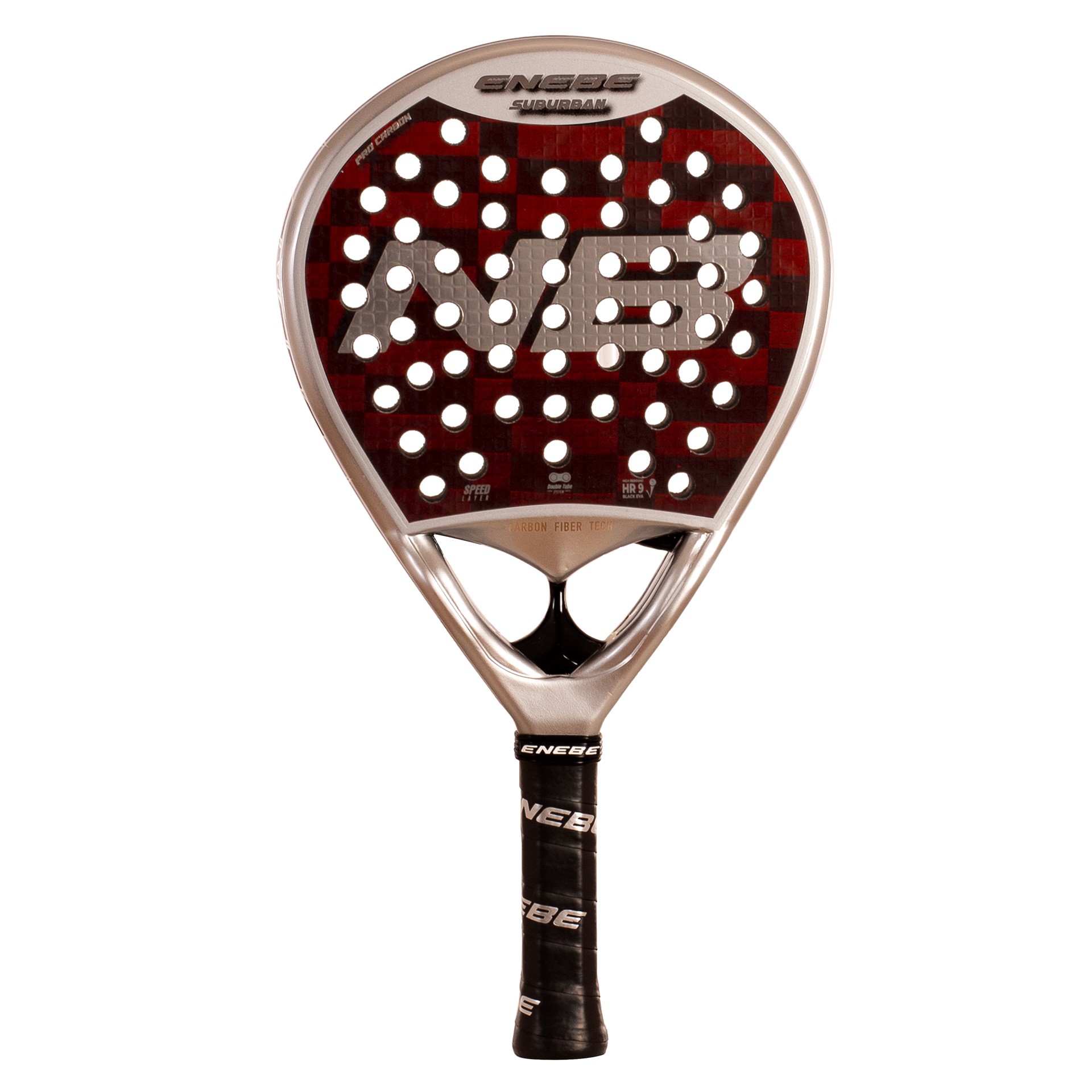 PALA DE PÁDEL ENEBE SUBURBAN RED 12K