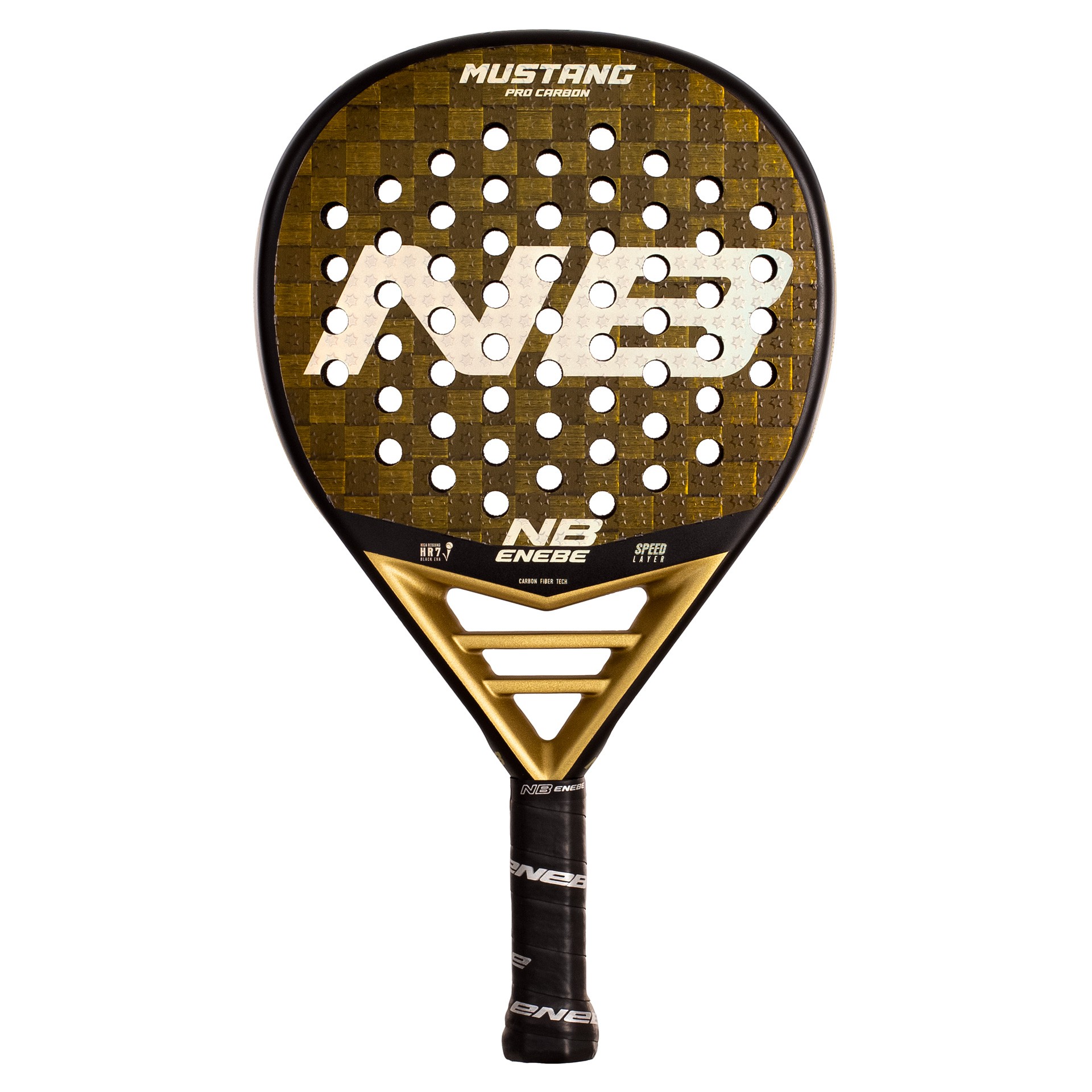 PALA DE PÁDEL ENEBE MUSTANG PRO CARBON GOLD 15K