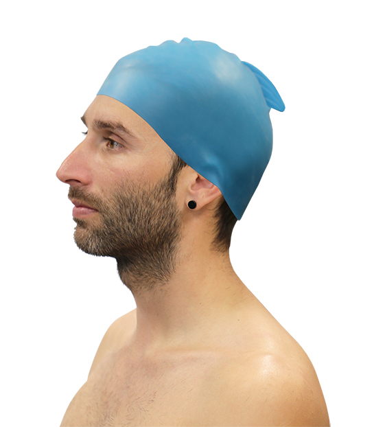 GORRO NATACIÓN SILICONA CON ALETA SOFTEE