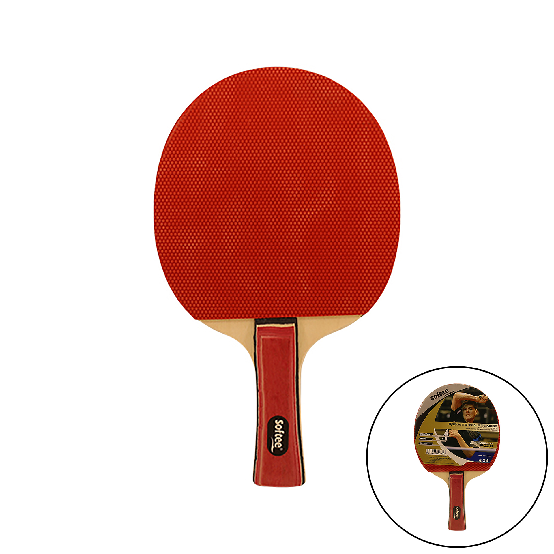 RAQUETA TENIS DE MESA SOFTEE P030