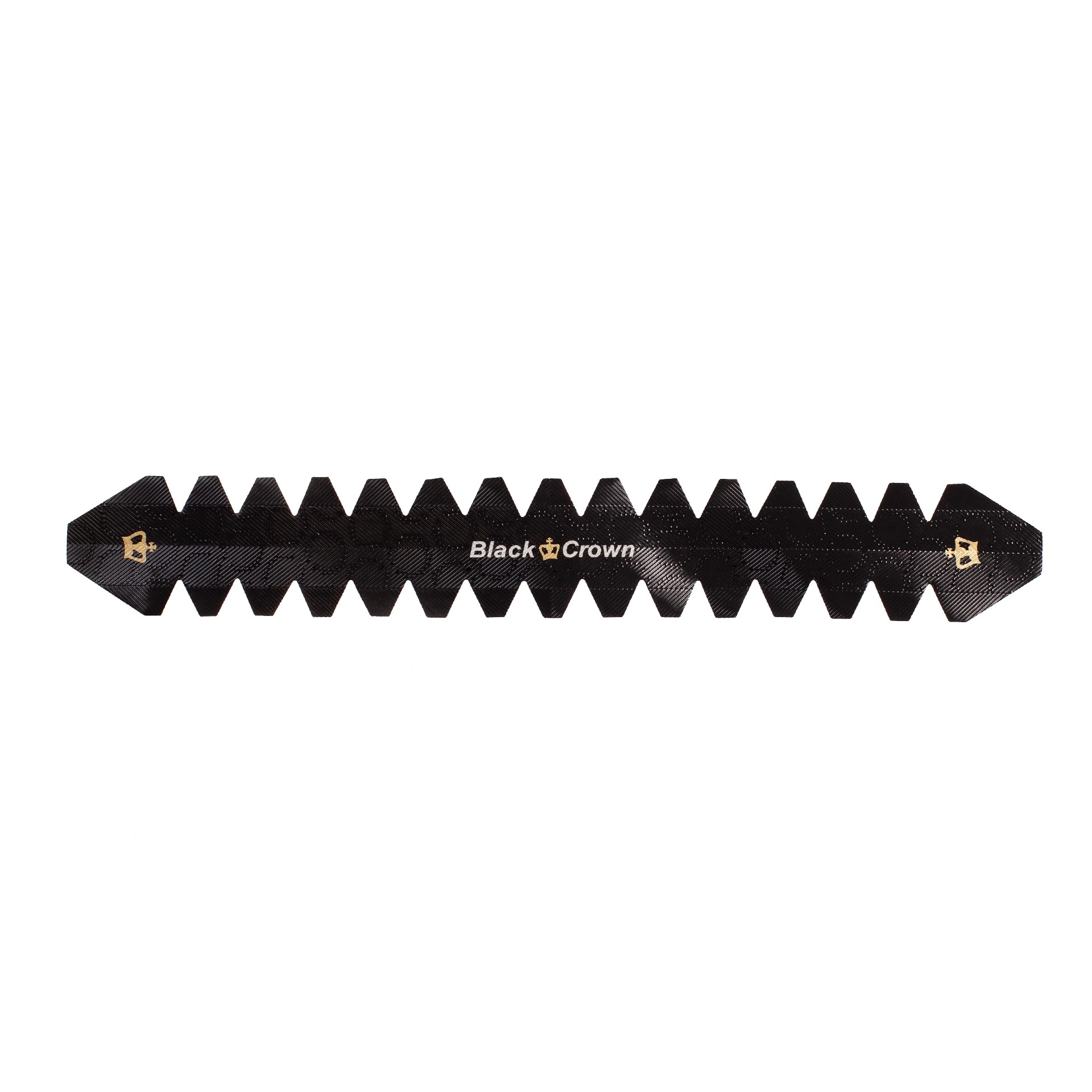 PROTECTOR DE PALA DE PÁDEL BLACK CROWN ADAMANTIUM DENTADO NEGRO
